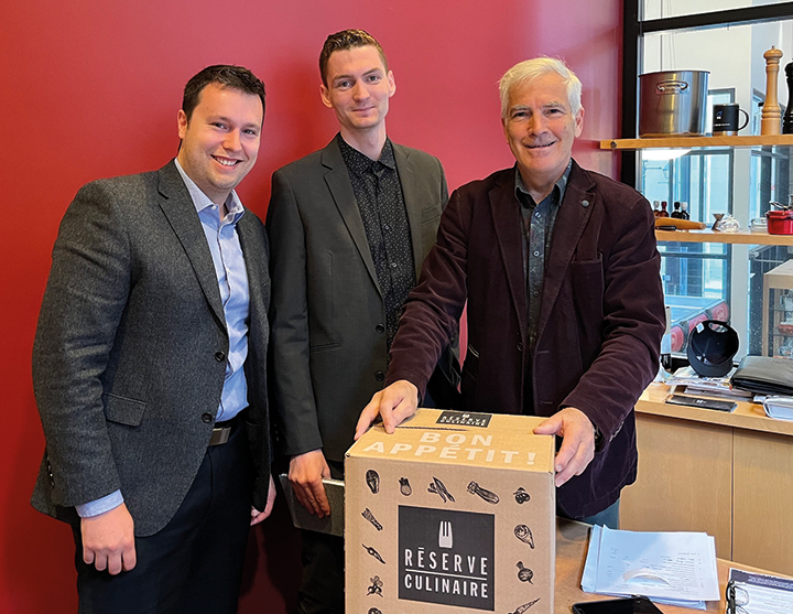 TrackTile et La Reserve culinaire